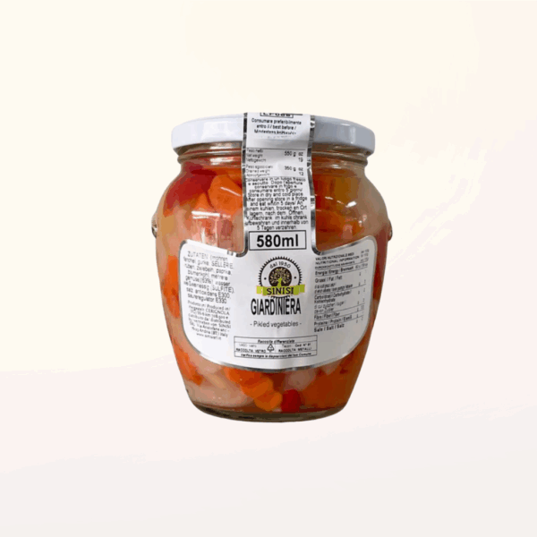Mixed pickled Vegetables Giardiniera 590ml