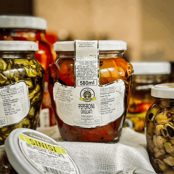 Grilled Peppers in Oil (580ml)