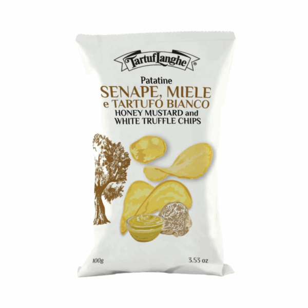 Honey Mustard and White Truffle Chips 100g | Gourmet Italian Snack by Tartuflanghe | Premium Food Thailand