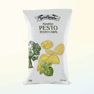 Tartuflanghe Pesto Chips 100g | Premium Italian Snack with Authentic Pesto Flavor | Premium Food Thailand