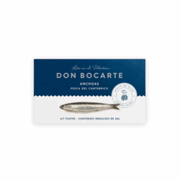 Cantabrian anchovies in extra virgin olive oil 48g (6/7 fillets)