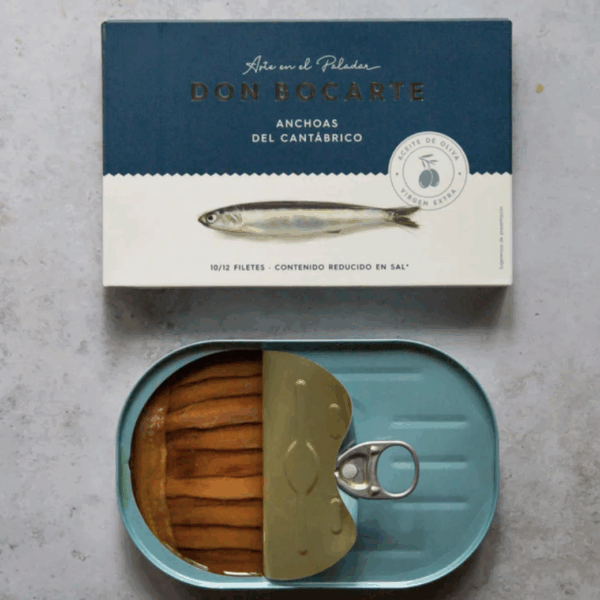 Cantabrian anchovies in extra virgin olive oil 48g (6/7 fillets)