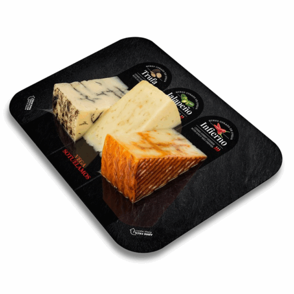 MANCHEGO TRIO (TRUFFLE, INFIERNO, JALAPENO) (300g)