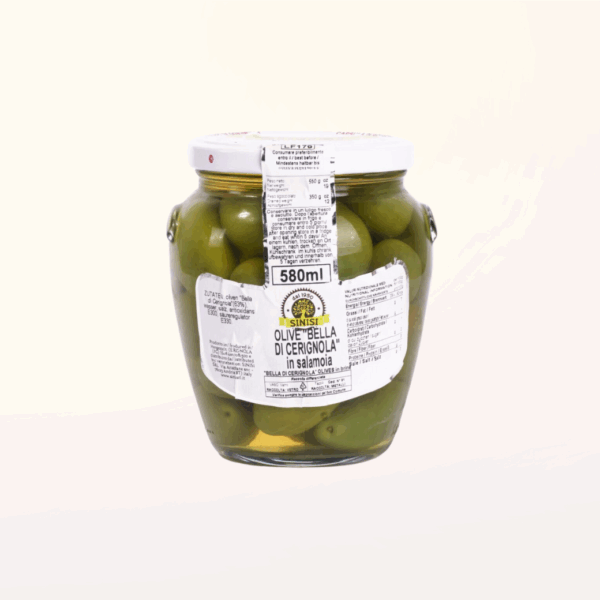 OLIVE BELLA DI CERIGNOLA IN BRINE (580g)