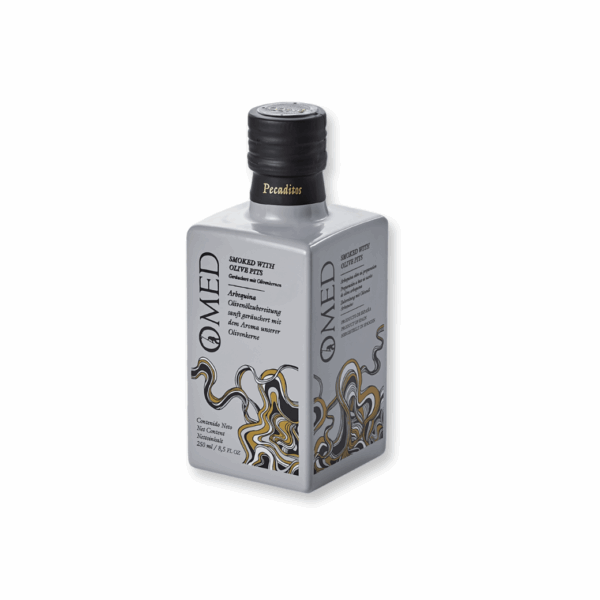 Smoked Olive Oil with olive pits 250ml | O-Med | Premium Food Thailand