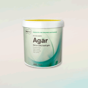 TOUFOOD Agar Powder (400g) – Vegan Gelling Agent for Hot & Cold Recipes.