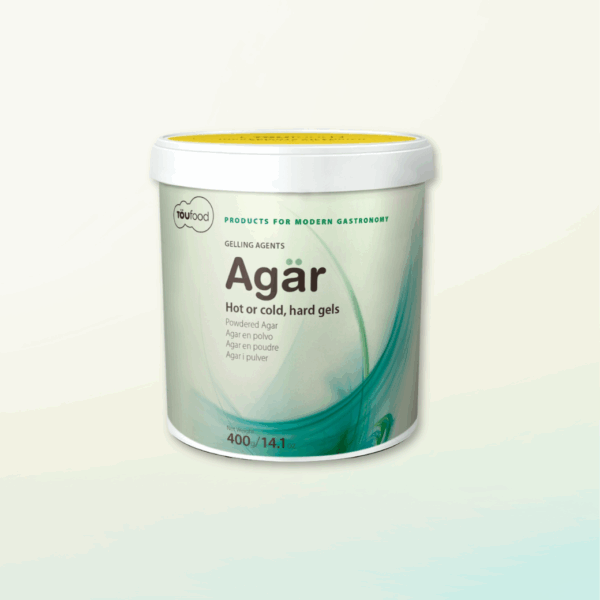 TOUFOOD Agar Powder (400g) – Vegan Gelling Agent for Hot & Cold Recipes