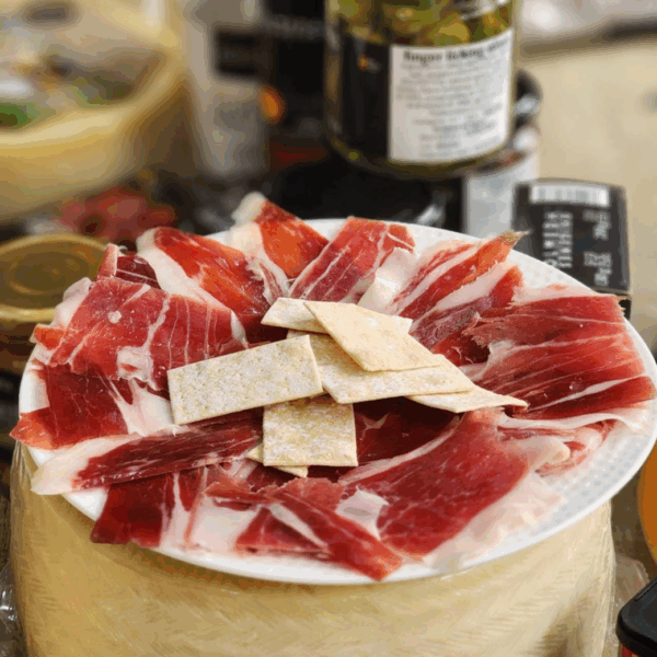 Sliced Iberian Cebo de Campo Ham – Premium Spanish Ham 80g | Olmeda Orígenes