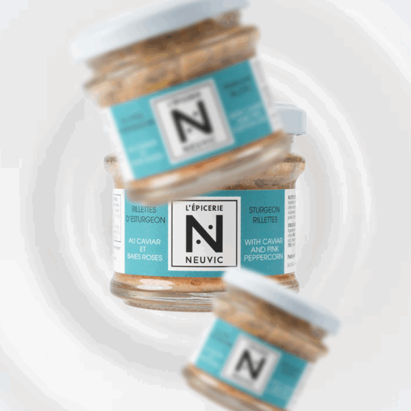 Rillettes Sturgeon with Caviar – Neuvic French Gourmet Spread 90g