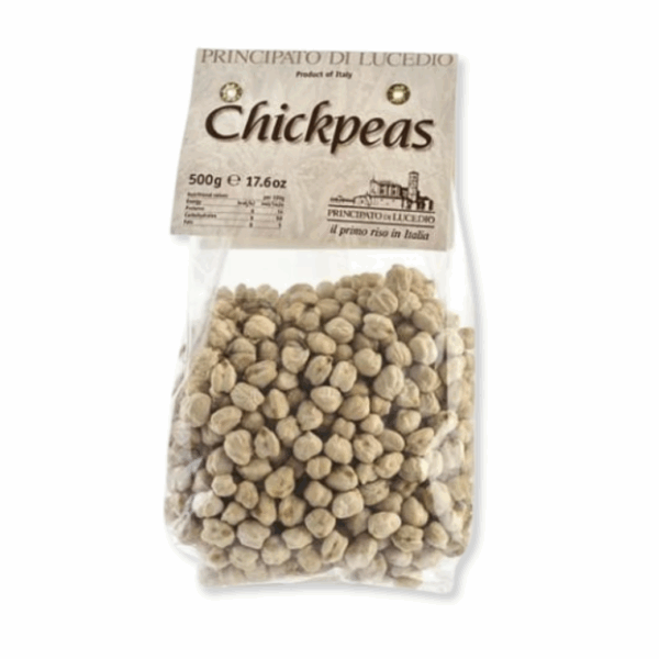 Lucedio Chickpeas (500g) – Healthy Gluten-Free Mediterranean Pulses | Premium Food Thailand
