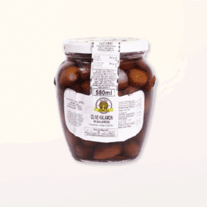 Kalamata Olives Pitted in Brine 580ml | Premium Food Thailand
