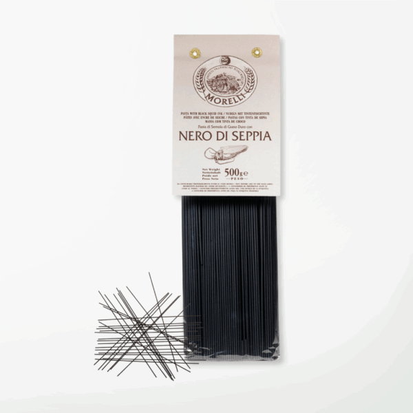 Spaghetti with Black Squid Ink (500g) – Morelli | Premium Food Thailand