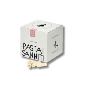 Authentic Italian Candele Spezzate pasta from Pasta Sanniti. Bronze-die extruded, slow-dried pasta designed for hearty sauces and baked dishes.