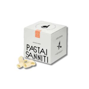Authentic Italian Paccheri pasta. Bronze-die extruded, slow-dried, excellent for seafood and creamy sauces.
